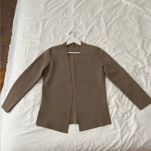 MM Lafleur Woolf jardigan in beige tan size L